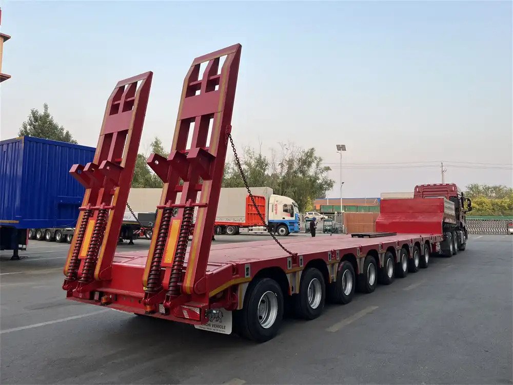 8-axle lowbed trailer